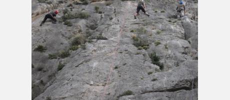 Escalada en Morro de Toix en Altea