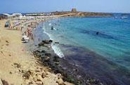 Playa de la isla de Tabarca