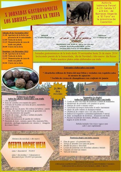 X Jornada gastronómica y Feria de la trufa