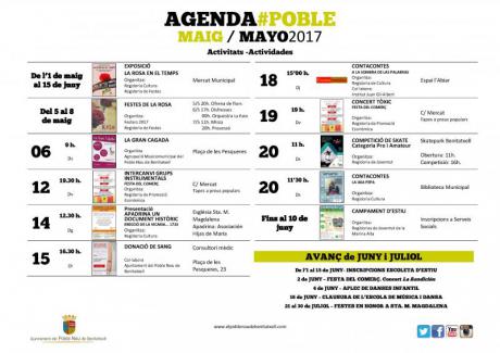 Agenda Mayo 2017