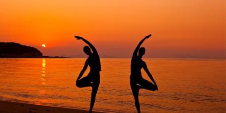 Tai-Chi en la playa del Pinar