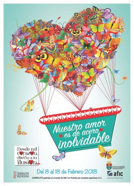 Campaña San Valentín 2018 'Nuestro amor es de acero inolvidable' en Pilar de la Horadada 2018