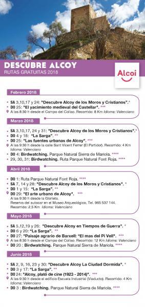 Descubre Alcoy: Rutas Gratuitas 2018