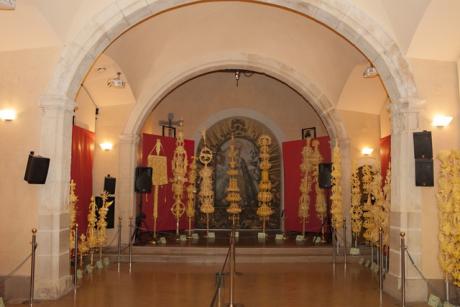 Exposición concurso de Palma Blanca para el Domingo de Ramos.