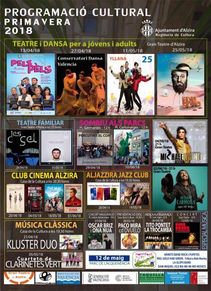 Programación Cultural Primavera 2018