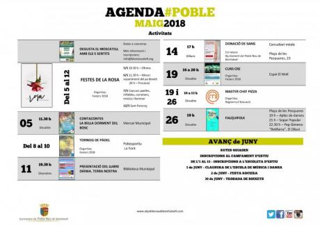 Agenda Mayo 2018