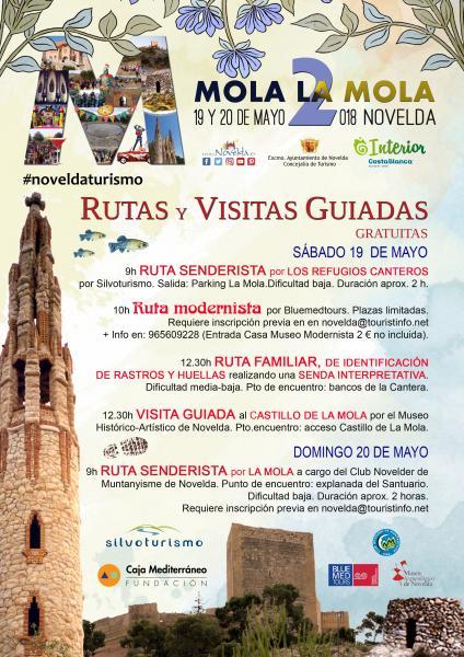 Mola la Mola 2, Rutas y Visitas guiadas