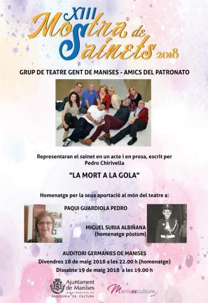 XIII Muestra Sainetes Manises 2018