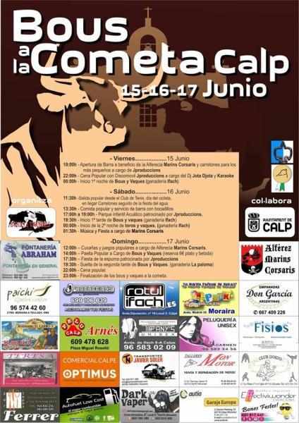 Bous a la Cometa Calp 2018