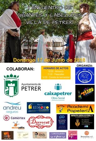 II Encuentro de Gigantes y Cabezudos Villa de Petrer 2018