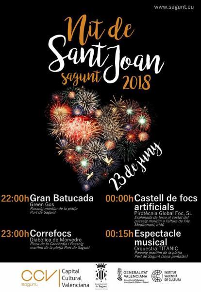 Noche de San Juan. Sagunto 2018