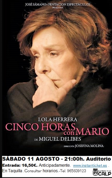 ·Cinco horas con Mario" con Lola Herrera
