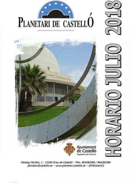 Programación del Planetario Grao de Castellón