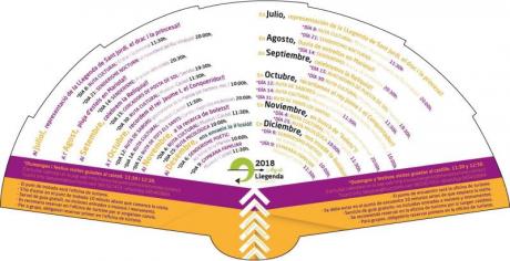 Calendario Visitas Guiadas 2º semestre - Banyeres de Mariola