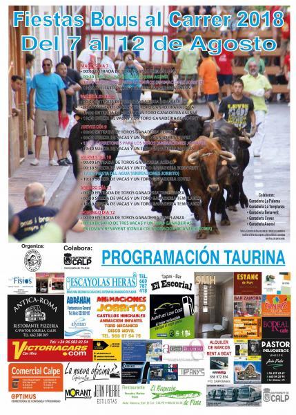 Bous al Carrer Calp 2018