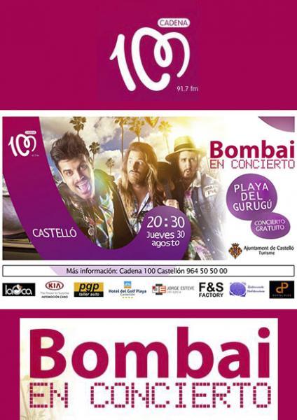 Concierto de Bombai en la Playa del Gurugú