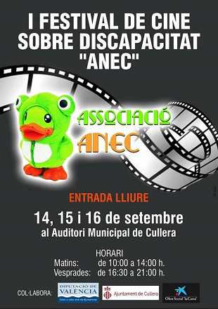 I FESTIVAL DE CINE SOBRE DISCAPACIDAD "ANEC"