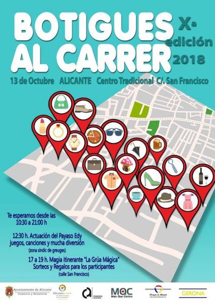 Botigues al carrer. X Edición. 2018