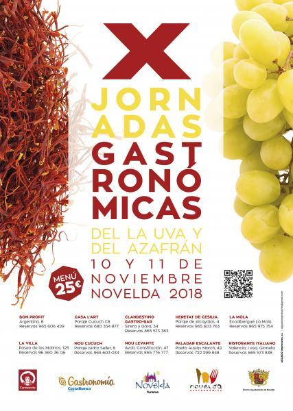 X JORNADAS GASTRONÓMICAS DE LA UVA Y EL AZAFRÁN