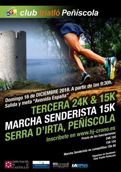 Tercera 24k & 15k Marcha Senderista 15k Serra d'Irta, Peñíscola