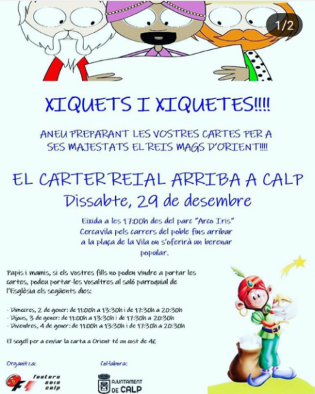 El Cartero Real llega a Calp