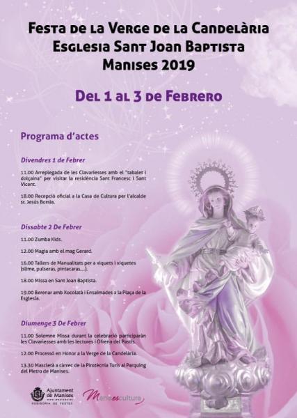 Fiestas de "Verge de la Candelària" Manises 2019