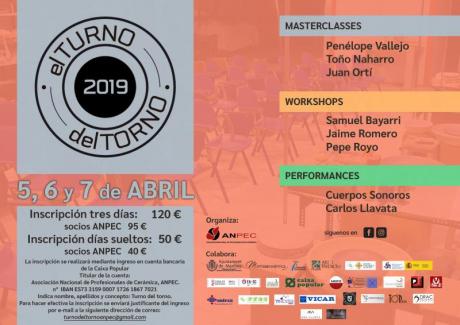 III Encuentro Internacional de Cerámica de Manises "El Turno del Torno 2019"