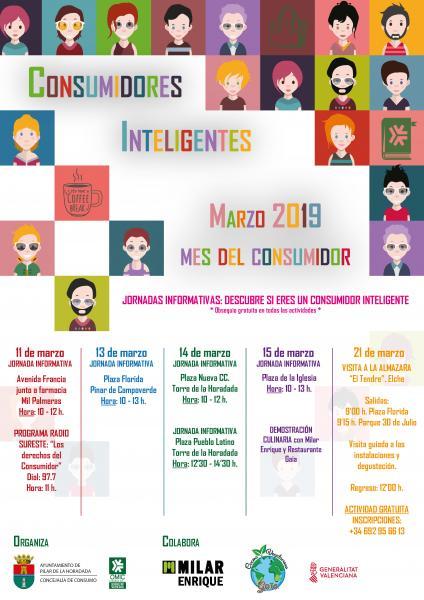 Consumidores Inteligentes. Marzo 2019 (Mes del Consumidor) Pilar de la Horadada