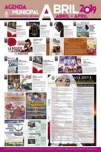 Programación cultural abril 2019 Guardamar