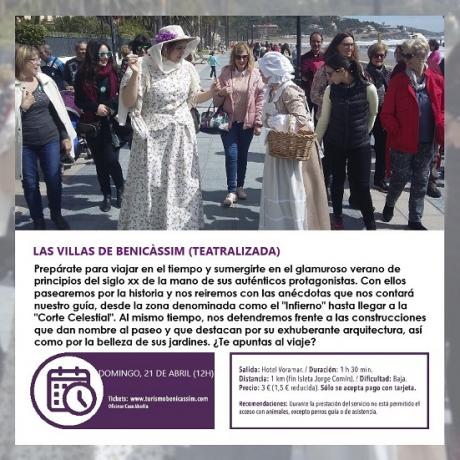 Visita guiada teatralizada: Las Villas de Benicàssim