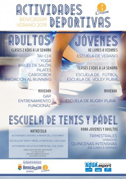 Actividades Deportivas Verano 2019 - Benicàssim
