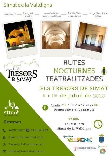 Rutes Nocturnes Teatralitzades Els Tresors de Simat
