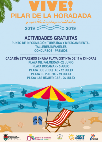 Campaña de Promoción en Playas: Vive Pilar de la Horadada 2019