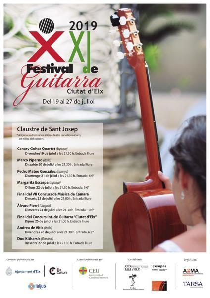 XXI Festival de Guitarra Ciutat d´Elx