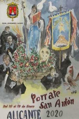 Fiestas del Porrate de San Antón Alicante 2020