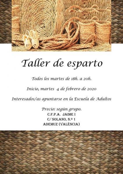 Taller de esparto