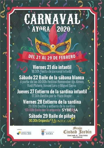 Carnavales Ayora del 21 al 29 de Febrero