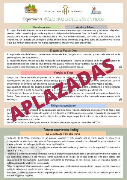 Experiencias #AdemuzConLos5Sentidos