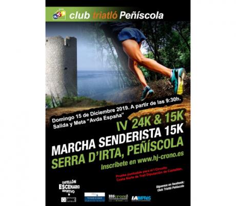 Cuarta 24k & 15k Marcha Senderista 15k Serra d'Irta, Peñíscola